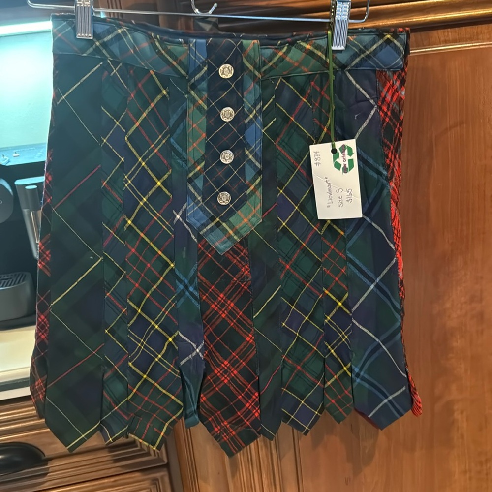 Super unique handmade skirt made of ties!!!!